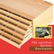MEEDEN 4-Drawer Artist Supply Storage Box - Portable Foldable Multi-Function Beech Wood Artist Pencil & Brush Storage Box with Drawer & Compartments for Pastels, Pencils, Pens, Brushes, Stamp
